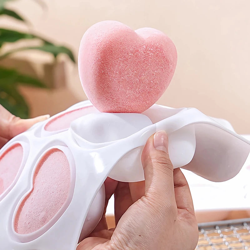 Stampini in Silicone a Forma di Cuore – Dolci Creativi