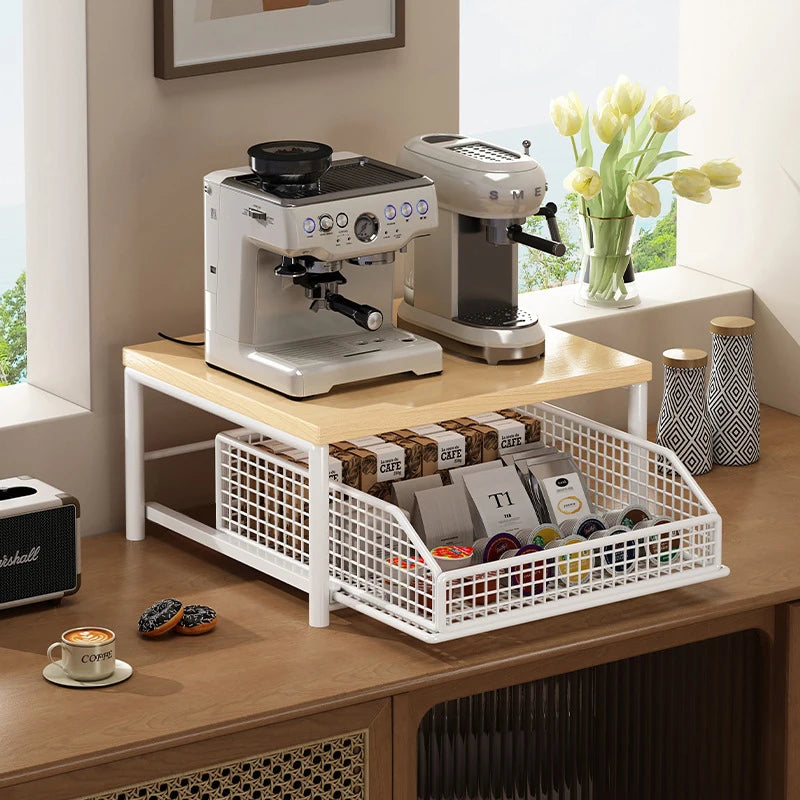 Organizer Cucina Salvaspazio Multiuso – Ripiano per Microonde e Accessori