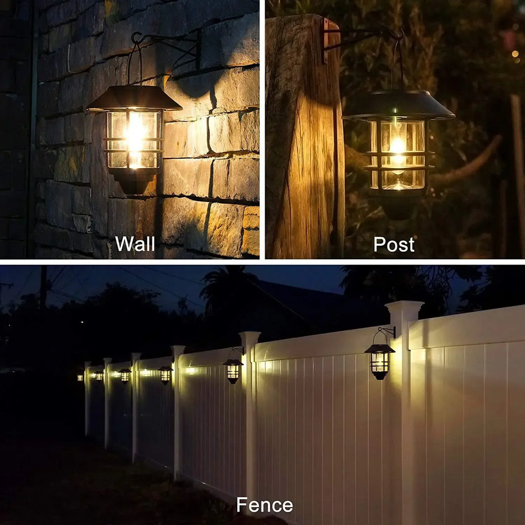 Lampada Solare da Parete – Luce LED Decorativa per Esterni