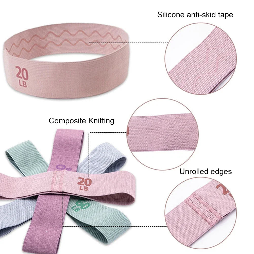 Bande Elastiche Fitness – Resistance Bands per Gambe e Glutei