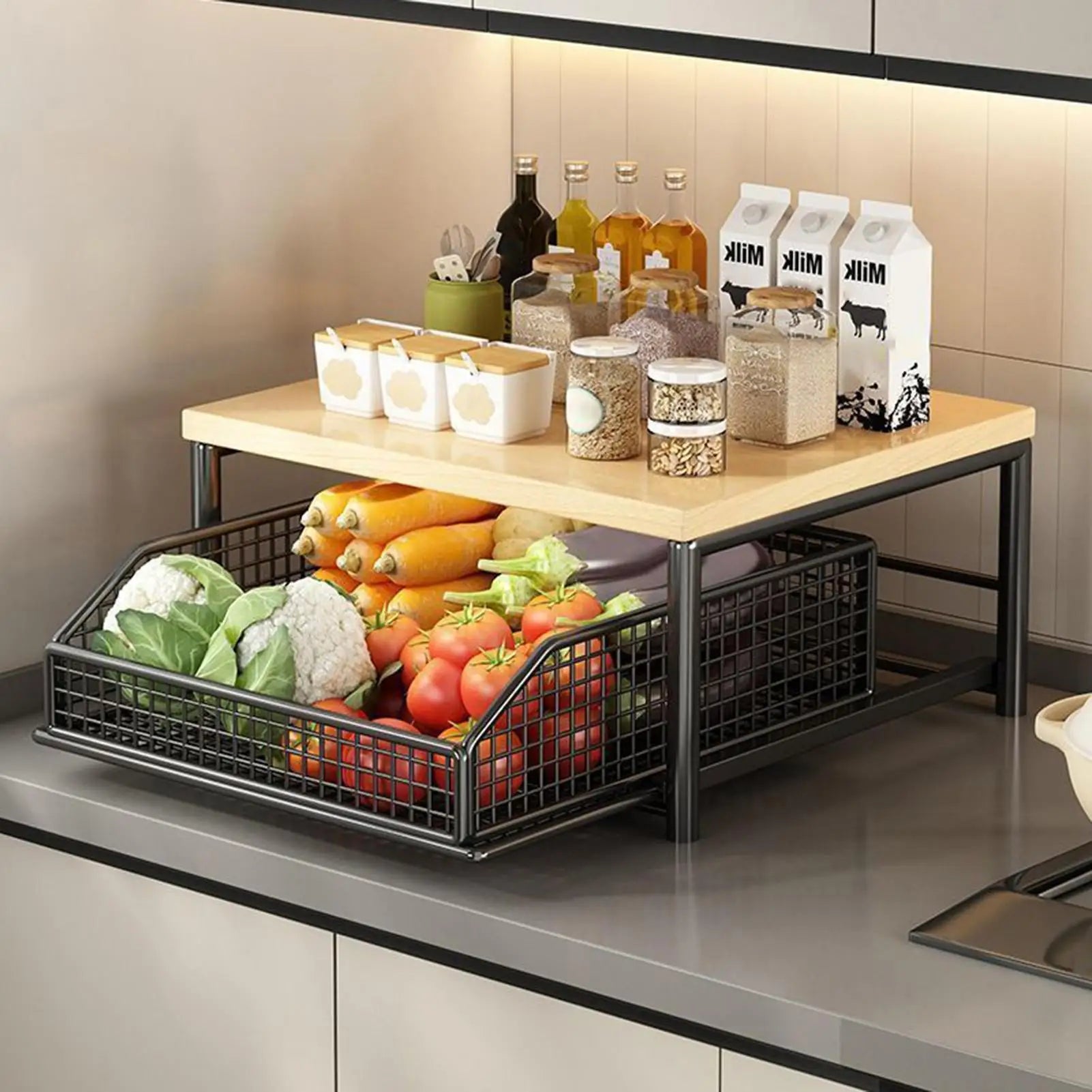 Scaffale Cucina Multiuso - Organizer Salvaspazio