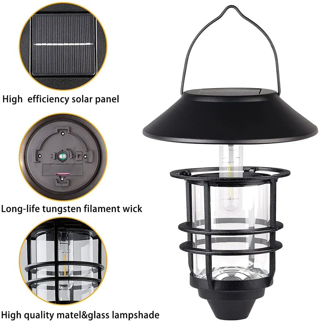Lampada Solare da Parete – Luce LED Decorativa per Esterni