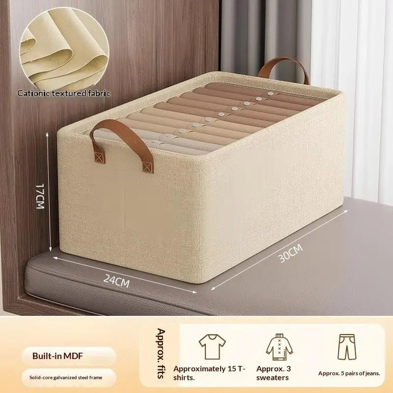 Organizer Armadio a Scomparti – Porta Vestiti e Pantaloni Salvaspazio