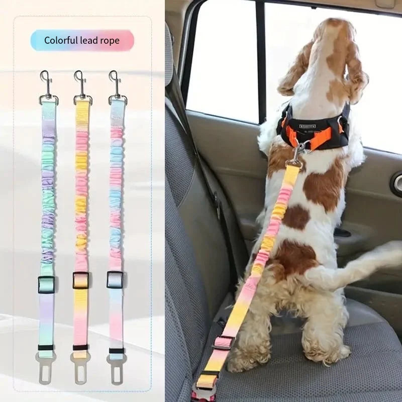 Cintura di Sicurezza per Cani – Guinzaglio Auto Regolabile