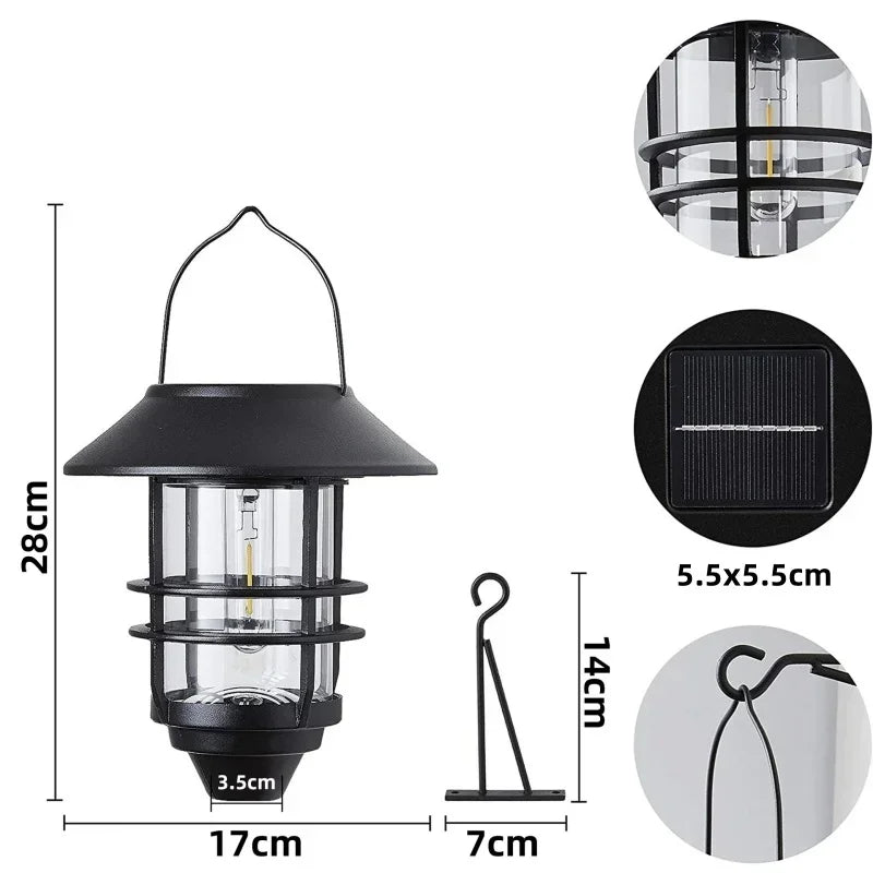 Lampada Solare da Parete – Luce LED Decorativa per Esterni