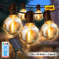 Luci Solari a Catena LED con Telecomando – Illuminazione Decorativa da Esterno