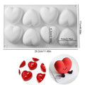 Stampini in Silicone a Forma di Cuore – Dolci Creativi