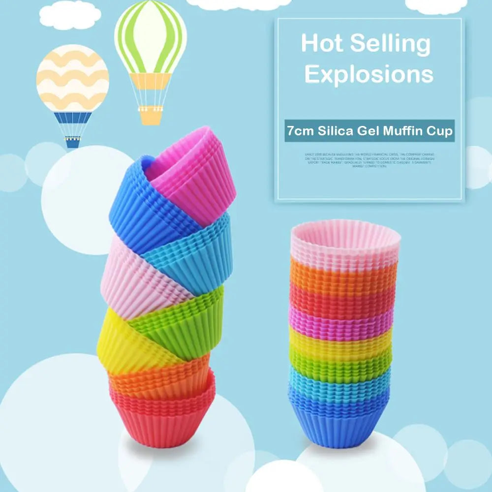 Stampini in Silicone per Muffin e Cupcake (12 Pezzi) – Antiaderenti