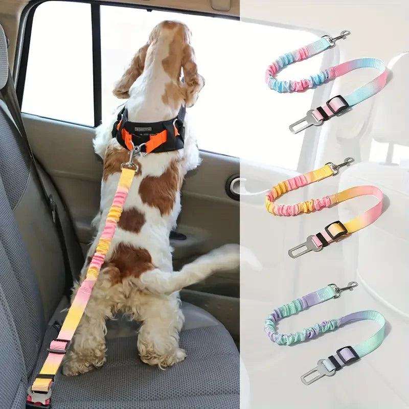 Cintura di Sicurezza per Cani – Guinzaglio Auto Regolabile