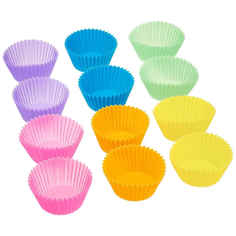 Stampini in Silicone per Muffin e Cupcake (12 Pezzi) – Antiaderenti
