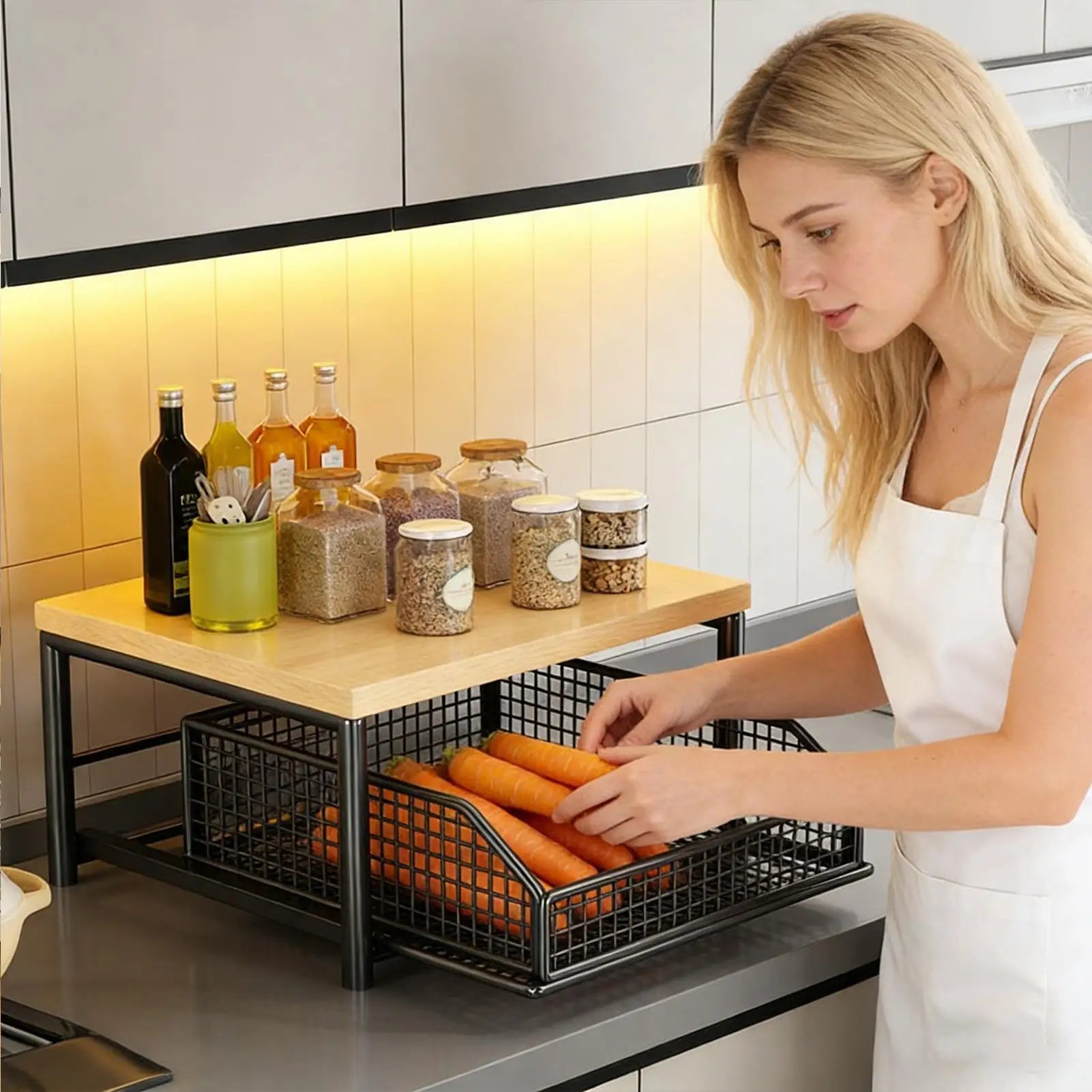 Scaffale Cucina Multiuso - Organizer Salvaspazio