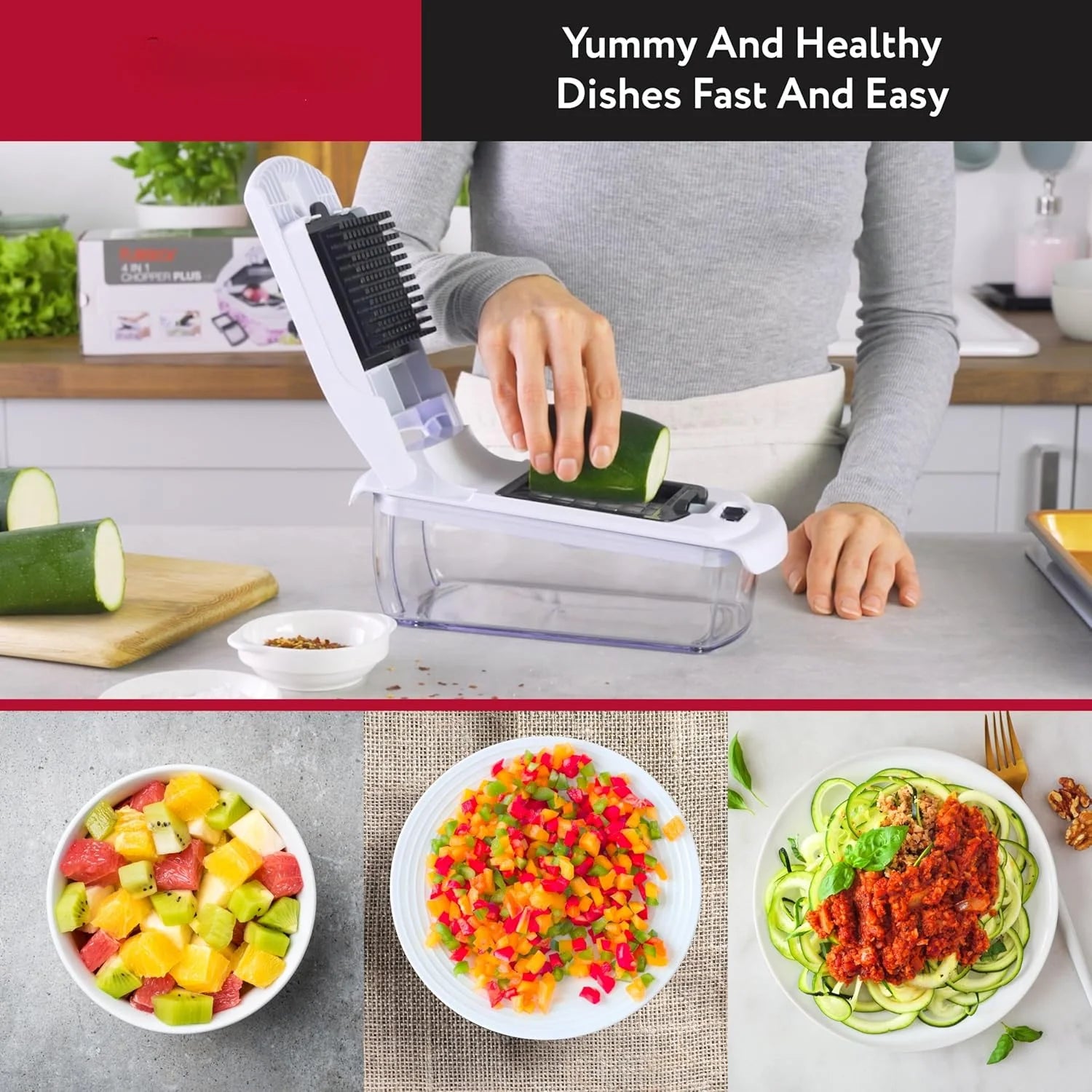 Tritatutto Manuale con Contenitore – Cucina Senza Stress