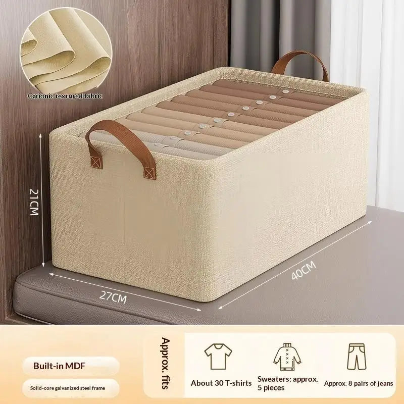 Organizer Armadio a Scomparti – Porta Vestiti e Pantaloni Salvaspazio