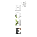 Sticker da Parete 3D “HOME” – Decorazione Effetto Specchio
