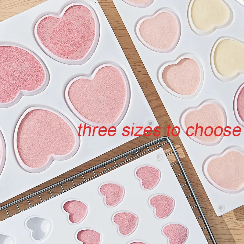 Stampini in Silicone a Forma di Cuore – Dolci Creativi