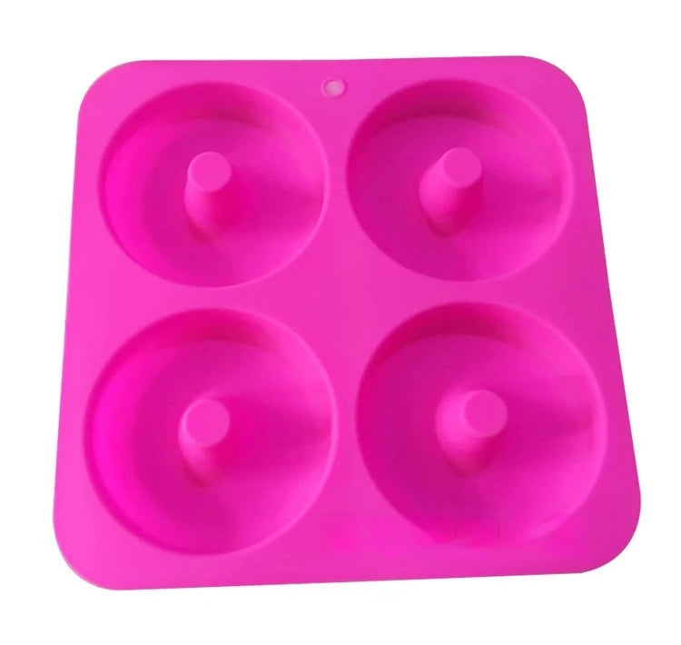 Stampo in Silicone per 4 Ciambelle Grandi – Ø 10 cm